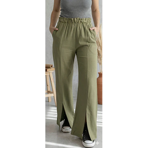 Molde Digital Pantalon Con recorte Y Tajo Delantero, Talles S Al Xxl