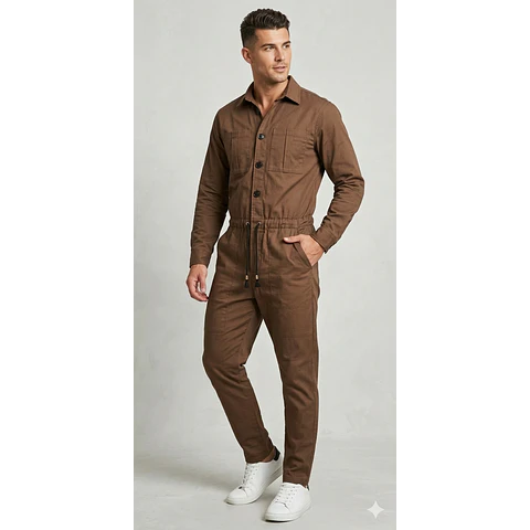 Molde Digital Mameluco Con Abotonadura, Talles 3xl Al 7xl