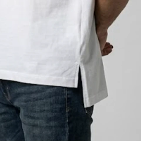 Molde Digital Camiseta Ruedo Irregular, Pack Talles S Al Xxl