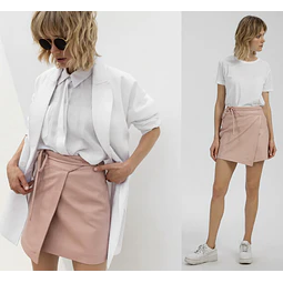 Molde Digital Falda-pollera Portafolio/solapa, talles S A Xxl