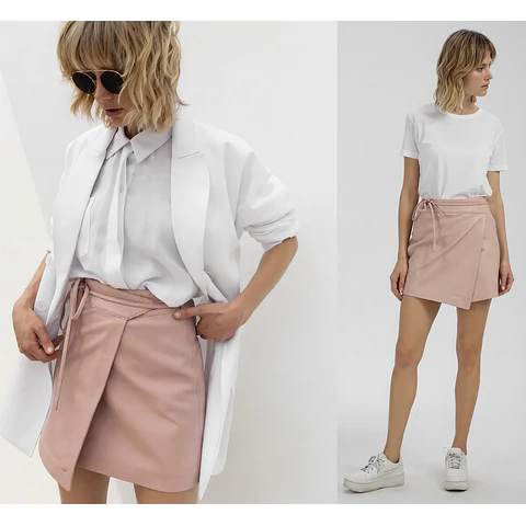 Molde Digital Falda-pollera Portafolio/solapa, talles S A Xxl