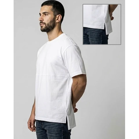 Molde Digital Camiseta Ruedo Irregular, Pack Talles S Al Xxl