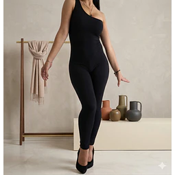 Molde Digital Catsuit - Mono Largo Un Hombro, Pack 5 Talles!