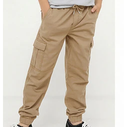 Molde Digital Jogger Niños Con Bolsillo Cargo, Talles 2 Al 16