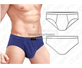 Molde Patron Imprimible Interior Slip Hombre Del S Al 2xl
