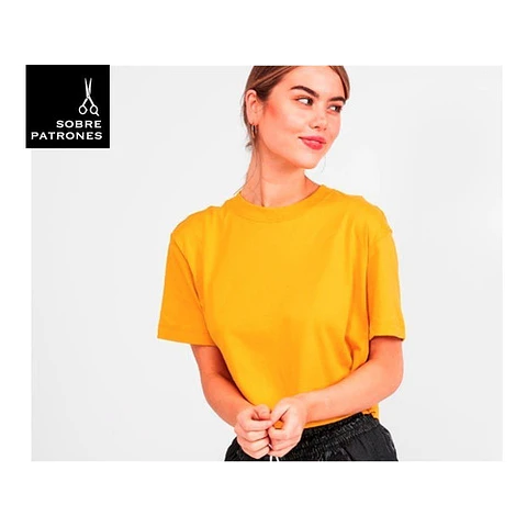 Molde De Costura, Patron Polera Pupera Dama, Imprimible