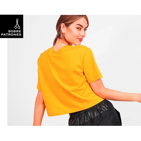 Molde De Costura, Patron Polera Pupera Dama, Imprimible