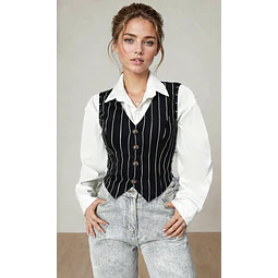 Vest & Shirt Sewing Pattern | Sewing Pattern for Women | Sewing Patterns | Vest Pattern | Shirt Pattern | Sewing Patterns, Waistcoat Pattern