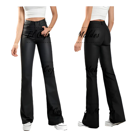 Molde Digital Pantalon Bengalina Oxford, Pack Talles S A Xxl