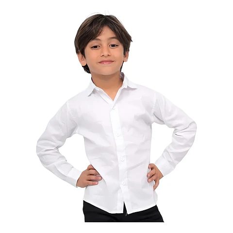 Molde Digital Camisa Niños Manga Larga, Pack Talles 2 Al 16