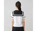 Molde Digital Remera Cuello marinero/seifuku/otaku, talles Xs A Xl