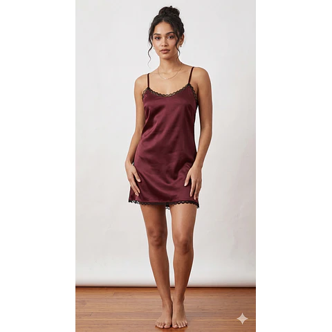 Molde Digital Camisolin - Vestido C/encaje, Talles S Al Xxl