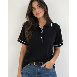 Molde Digital Chomba / Polo Mujer Con Vivos, Talles S Al Xxl