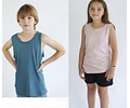 Molde Digital Musculosa Playera Niños, Pack Talles 2 Al 16