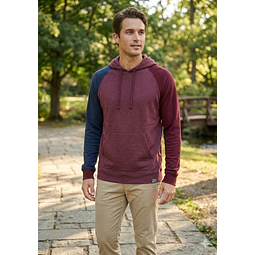 Molde Digital Buzo Ranglan Con capucha y bolsillo Talles S A Xxl