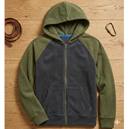 Molde Digital Campera Manga Ranglan Niños, Talles 2 Al 16