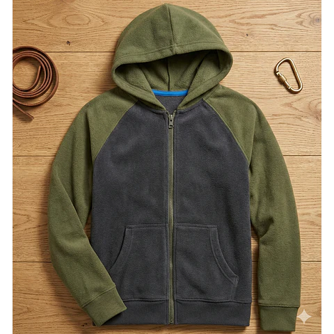 Molde Digital Campera Manga Ranglan Niños, Talles 2 Al 16