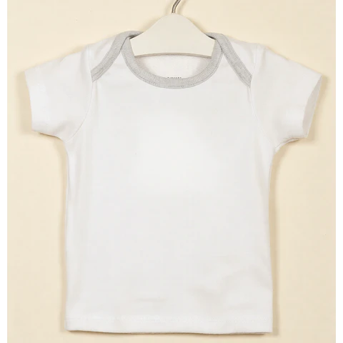 Molde Digital Remera Bebe Cuello Americano, Talles 1 Al 5
