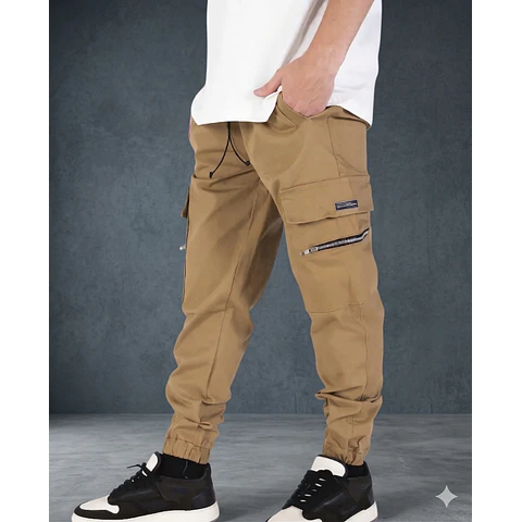 Molde Digital Jogger Bolsillos Cargo Inf, Talles S Al Xxl