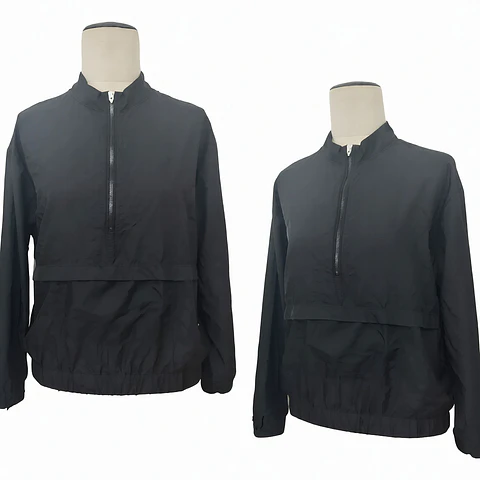 Molde Digital Rompevientos Cuello Mao, Pack Talles S Al Xxl