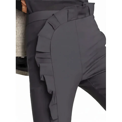 Molde Digital Pantalon Volado Vertical, Pack Talles S Al Xxl