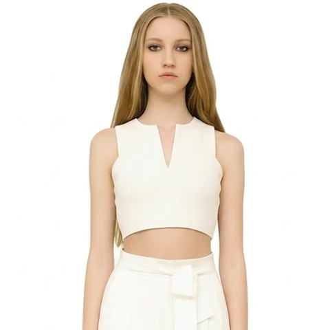 Molde Digital Crop Top Co cinta Gross En Espalda, Talles S Al Xxl