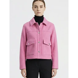 Molde Digital Abrigo Canesu Con bolsillo Plaque, talles S A Xxl