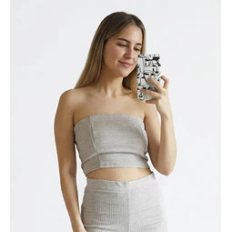 Molde Digital Top C/hilo Elástico Trasero, Talles S Al Xxl