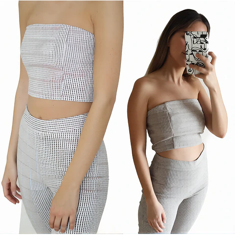 Molde Digital Top C/hilo Elástico Trasero, Talles S Al Xxl