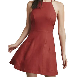 Molde Digital Vestido Evase Esp Descubierta, Talles S Al Xxl