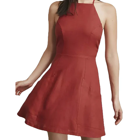 Molde Digital Vestido Evase Esp Descubierta, Talles S Al Xxl