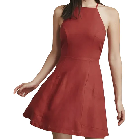 Molde Digital Vestido Evase Esp Descubierta, Talles S Al Xxl