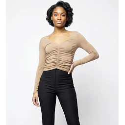 Molde Digital Remera Torso Fruncido, Pack Talles S Al Xxl