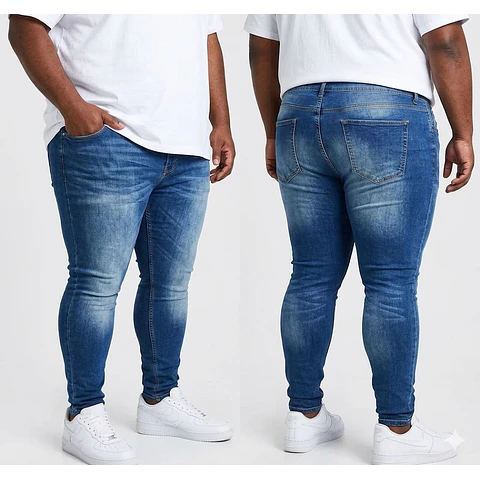 Molde Digital Jean Hombre, Patron Pack Talles 3xl Al 7xl