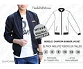Moldes Patrones Campera Bomber Niños Talles 4/6/8/10/12/14