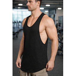 Molde Patron Imprimible Musculosa Cavada Hombre camiseta de tirantes  tank top sin mangas Talle S-3xl