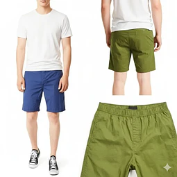 Molde Digital Bermuda Hombre Bragueta Falsa, Pack 5 Talles!