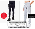 Molde De Costura, Patron Pantalon Joggers Nene , Imprimible