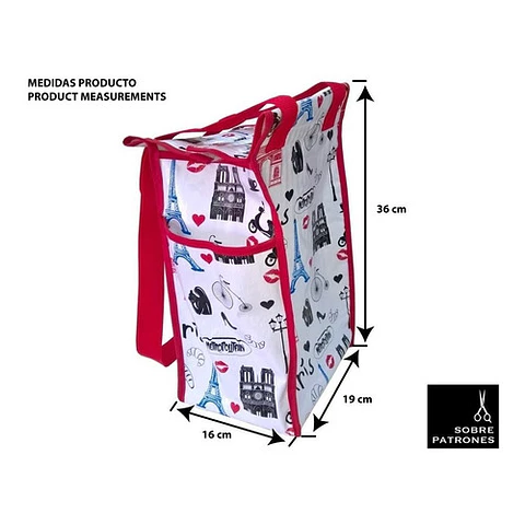 Molde De Costura, Patron Bolso De Mate, Pic Nic, Imprimible 