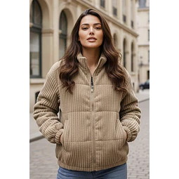 Patrón de costura para chaqueta acolchada