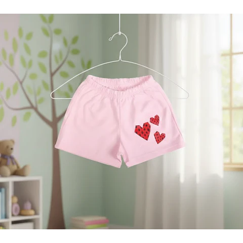 Molde Digital Short De Punto Niña, Patron Pack Talles 2 A 16