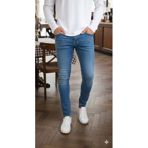 Molde Digital Jean Hombre, Patron Pack Talles S Al Xxl