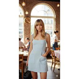 Molde Digital Vestido Evase+bolsillos Patron Pack 5 Talles!