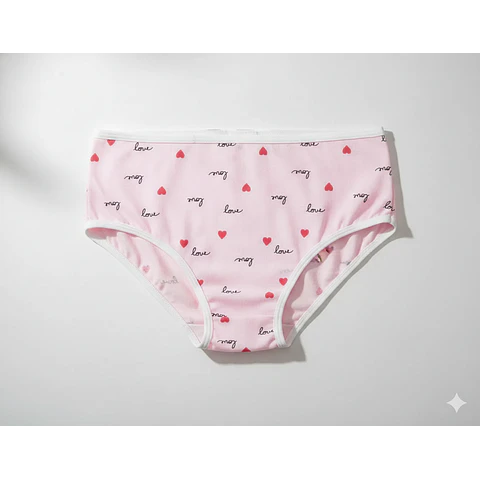 Molde Digital Bombacha De Niña, Patron Pack Talles 2 Al 12