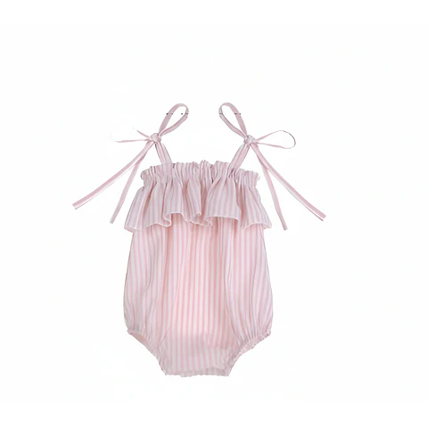 Molde Digital Body Corto Beba Volado lazo bretel Talles 1 A 5