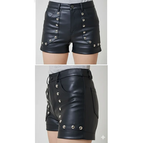 Molde Digital Short Bolsillo Parche con Remaches en Bengalina S A Xxl