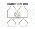 Molde Patrón Coreldraw Remera Ranglan Hombre Del S Al 2xl
