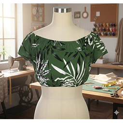 Molde Digital Top C/elastico En Ruedos Pack Talles S A Xxl