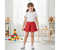 Molde Digital Short C/volado Ruedo Niña, Pack Talles 2 A 16