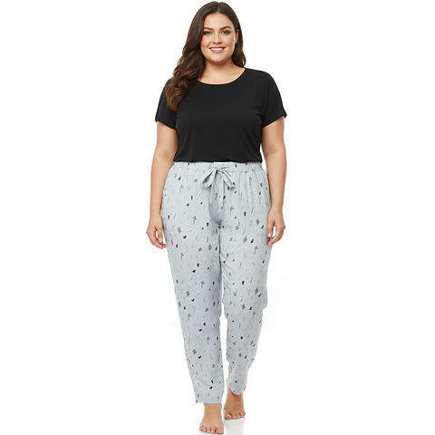 Molde Digital Pantalon Pijama Mujer, Pack Talles 3xl Al 7xl